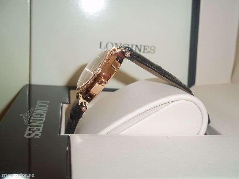 ceas LONGINES PRIMA LUNA din aur+diamante-cadou ideal