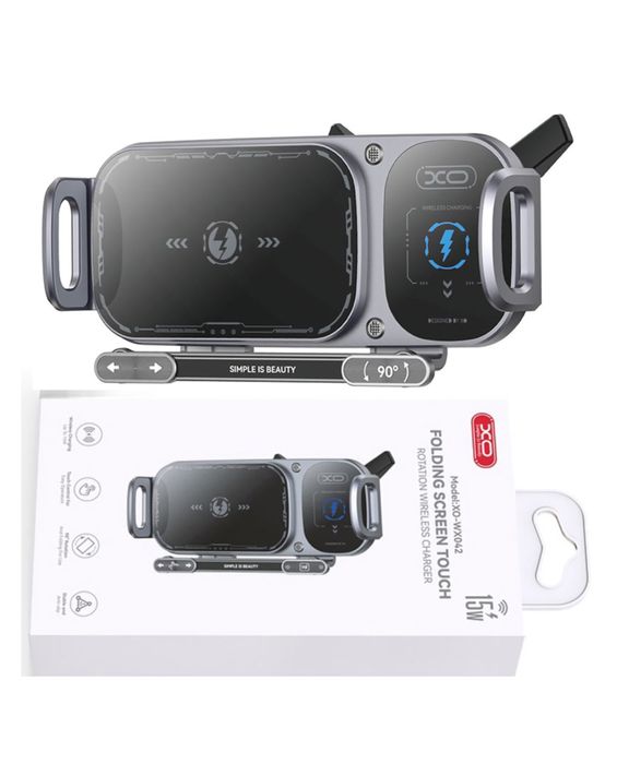 Incarcator / Suport Auto 15W Deschidere Cu Senzor Pentru Telefon