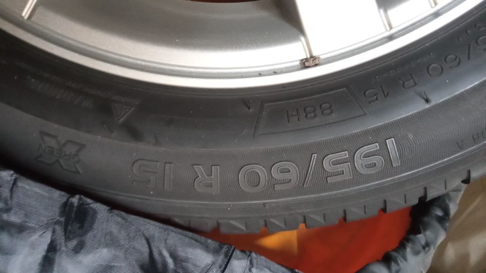 Диски родные от Chevrolet Лачетти на автошинах Мишлем Энерджи Савер