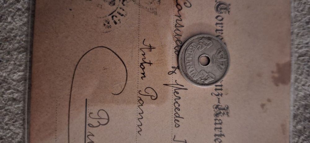 Moneda 5 bani din 1906