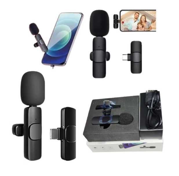 Безжичен микрофон  K11  с USB-C и Lightning порт за TikTok