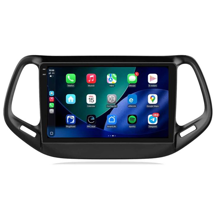 Navigatie Dedicata Jeep Compass (2016-2020), 9Inch, Carplay