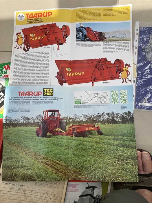 Tocatoare Taarup 2,3 m an 2016 cu roti de copierepentru resturi vegetale paie coceni porumb Fiat 80 90 Fiat 70 90 Fiat F 100 Lemken Kuhn