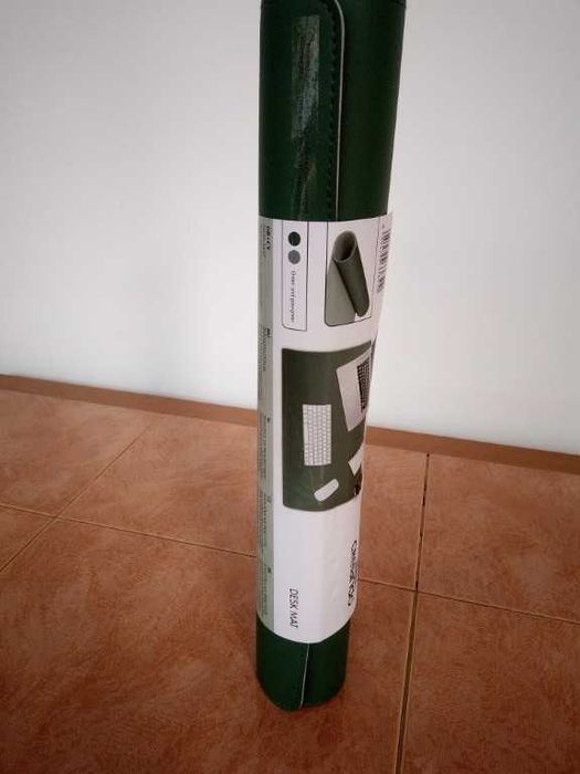 Suport birou / Desk mat Crelando, față dublă verde/ kaki, 60x35 cm – Nou