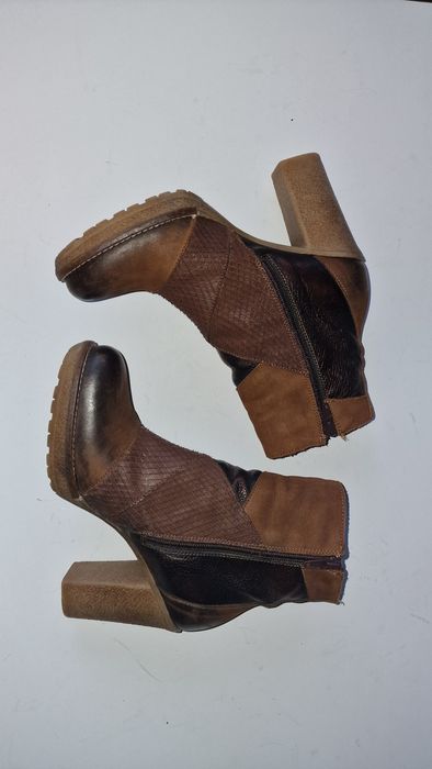 Ghete piele ext cu toc 9cm Mărime 37cm