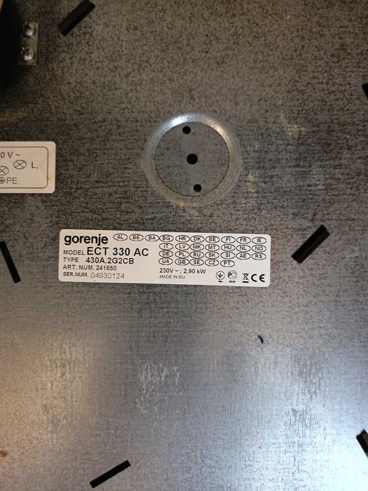 Стъклокерамичен плот за вграждане Gorenje ECT 330ACC