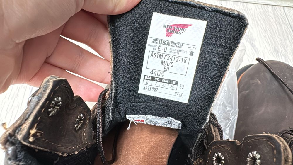 ред винг ботинки 40 размер