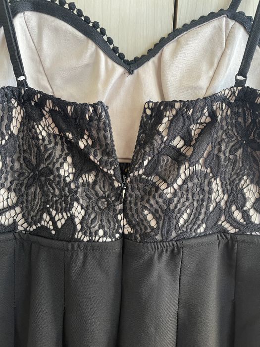 Дамски черен гащеризон