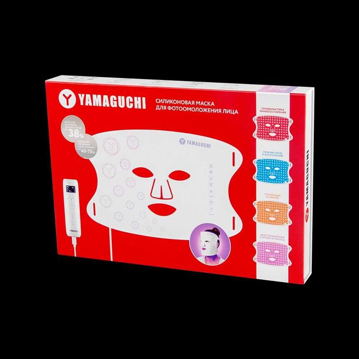 Cиликоновая светодиодная маска для лица Yamaguchi LED Light Face Mask
