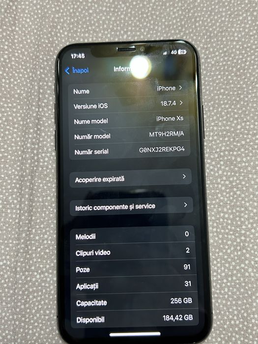 Iphone XS 256gb