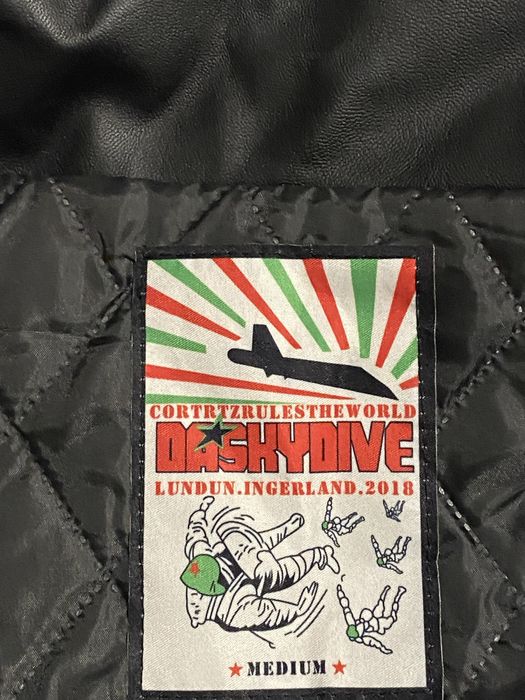 Мъжко кожено яке Corteiz