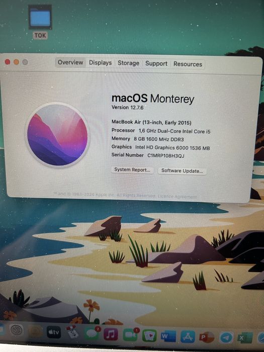 Apple MacBook Air 13 86% батерия