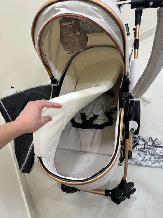 Детская коляска 2в1 Ining Baby K023 для новорождённых до 3 года