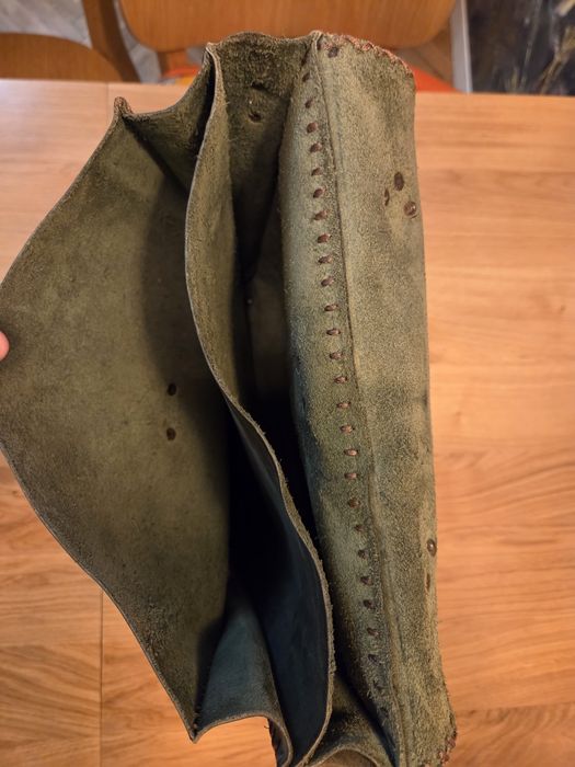 Кожена раница , ръчна  изработка.