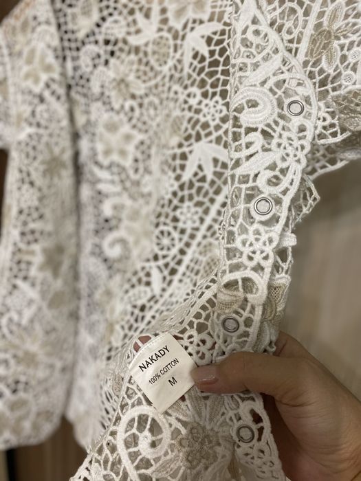 Летняя ажурная кофточка