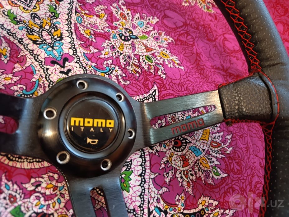 Руль спортивный Momo ( Италия ) , гидро ручник ( НОВЫЙ )