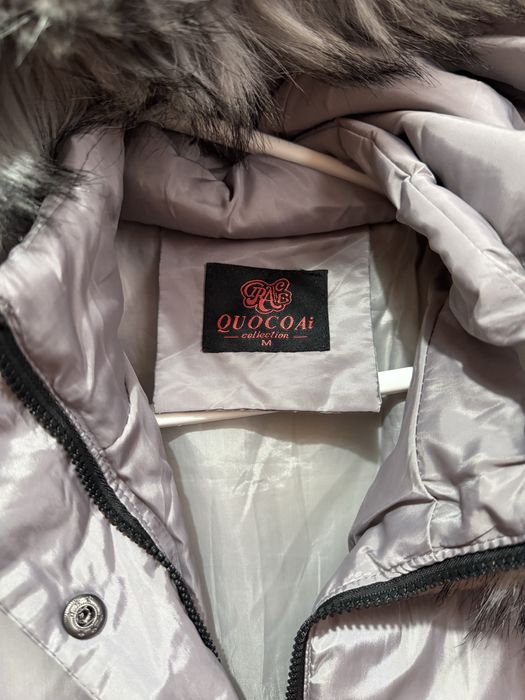 Дамско зимно яке (сиво)