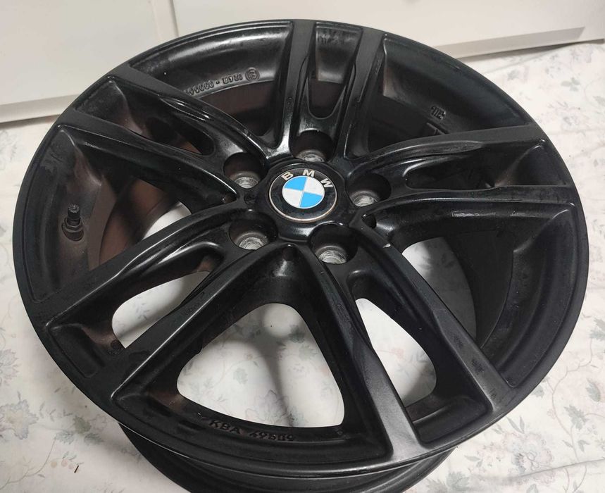 Set jante aliaj BMW 16" originale Seria 3 cu senzori TPMS HUF montați