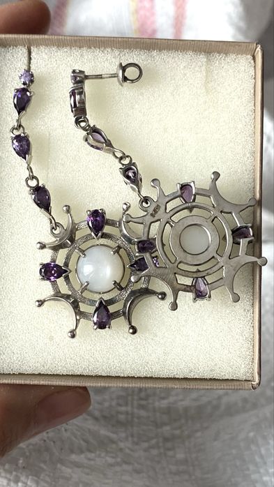 Серебряные серьги от Ларисы Ренар