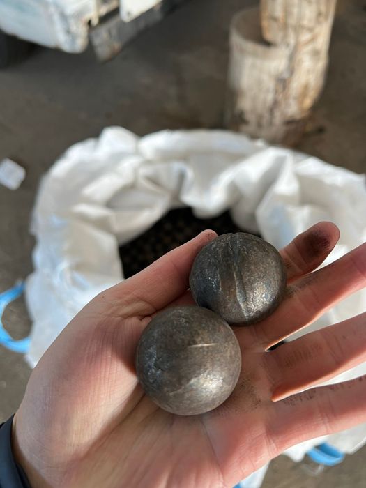 Шары мелющие помольные стальные