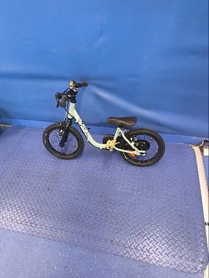 Bicicletă 2 în 1 Discover 900 14" verde copii - (SecondHand) Decathlon