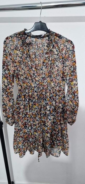 Rochie imprimeu floral zara