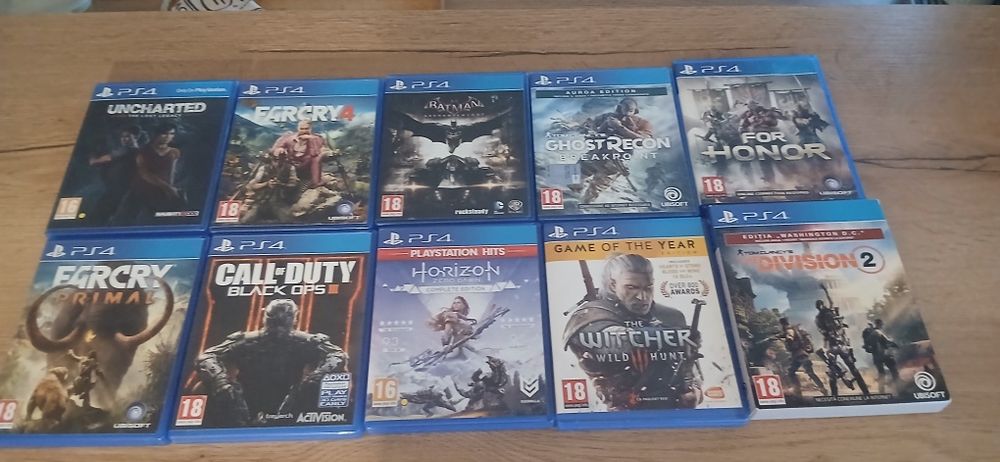 Ps4 joc => 10 buc, 250 lei sau 35 lei buc