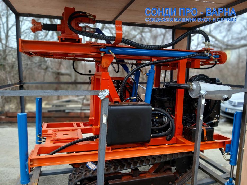 Нова Професионална Самоходна Сондажна машина Track-260CN до 260 метра