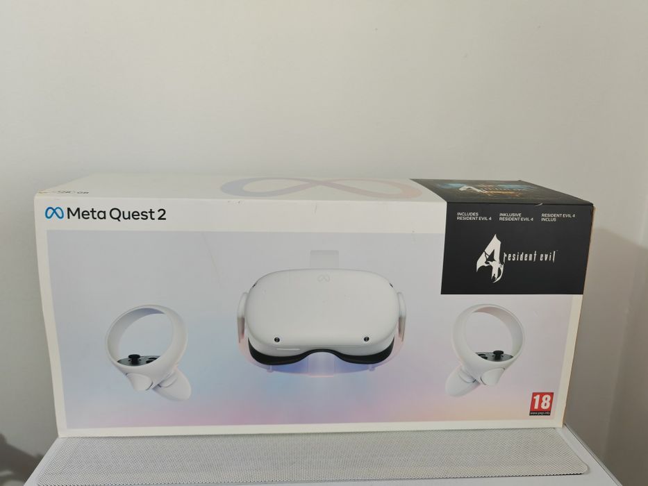 Meta Quest 2 128GB + Suport 3D – Stare foarte bună