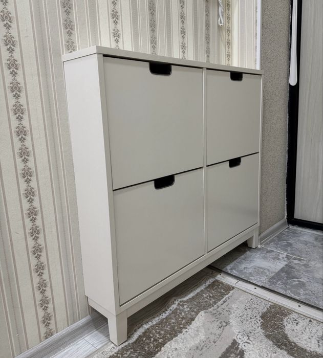 Обувница IKEA 96х17×90 см, дерево, ДСП