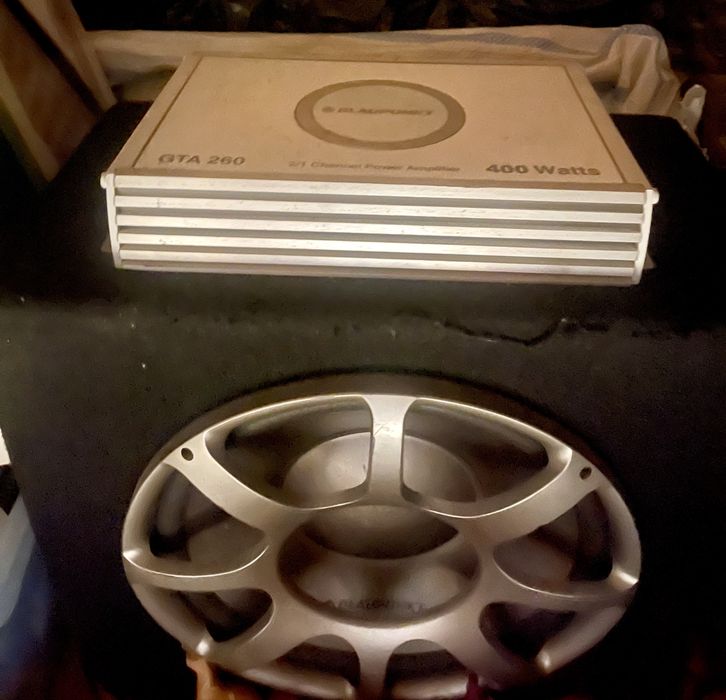 Subwoofer auto Blaupunkt + stație GTA 260 – 400W
