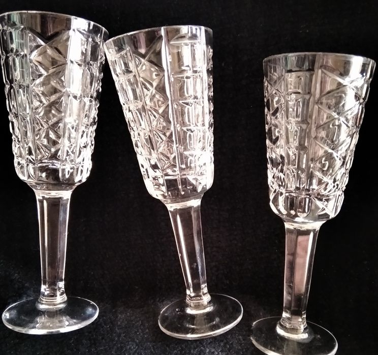 Хрустальные фужеры,рюмки и стаканы