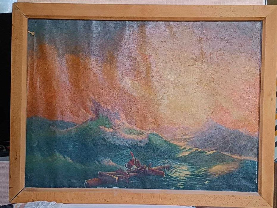 Реплика " Девятый вал" И. Айвазовский. Масло, холст.