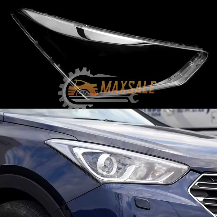Капаци фарове Hyundai Santafe (17-19) хюндай сантафе стъкло комплект