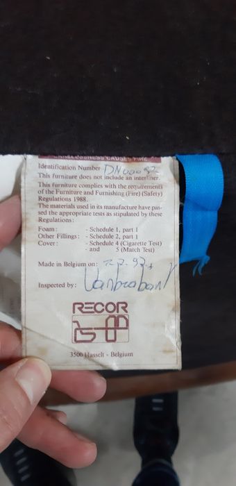 Двойка от естествена кожа