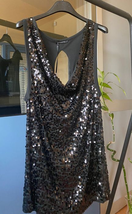 Парти потник / топ с пайети