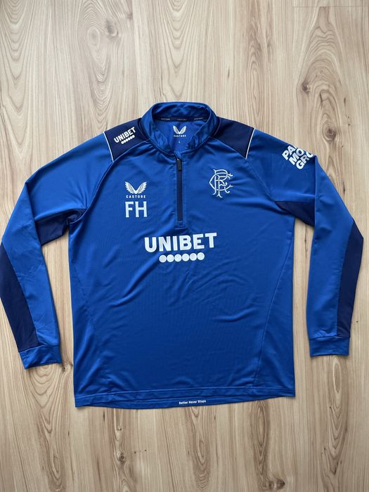 CASTORE Glasgow Rangers FC/мъжки спортен/тренировъчен анорак/суичър L