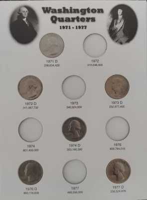 25 centi (quarter) USA - SUA 1968 D - 1998 D