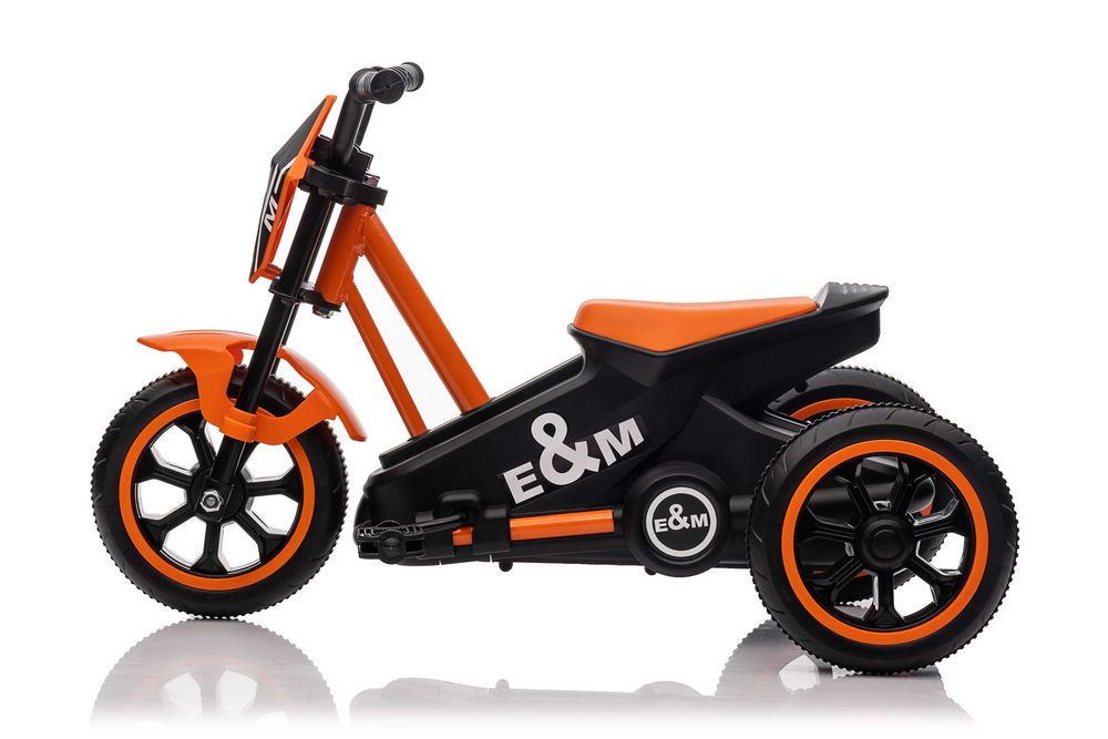 Tricicleta cu pedale, pentru copii 2-4 ani, Kinderauto G301 Orange