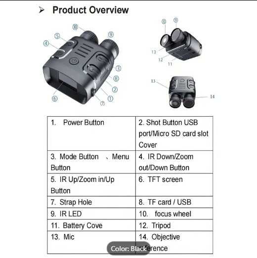 Camera Video, Foto, Night Vision, 5 X Zoom, Ecran 2.5 Inch NOU