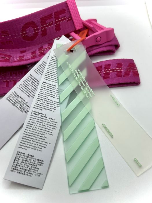 Off-White "Industrial Belt" Pink