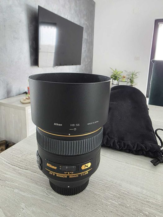 Obiectiv foto Nikon F1.4 nano 85 Fix Full Box