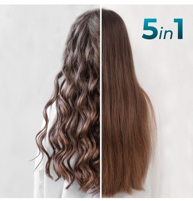 Set perie rotativa cu 5 capete cecotec bamba ceramiccare 5in1 pro