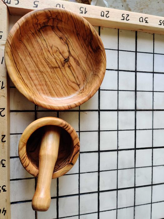 Купи, дъски за сервиране, хаванчета от маслиново дърво