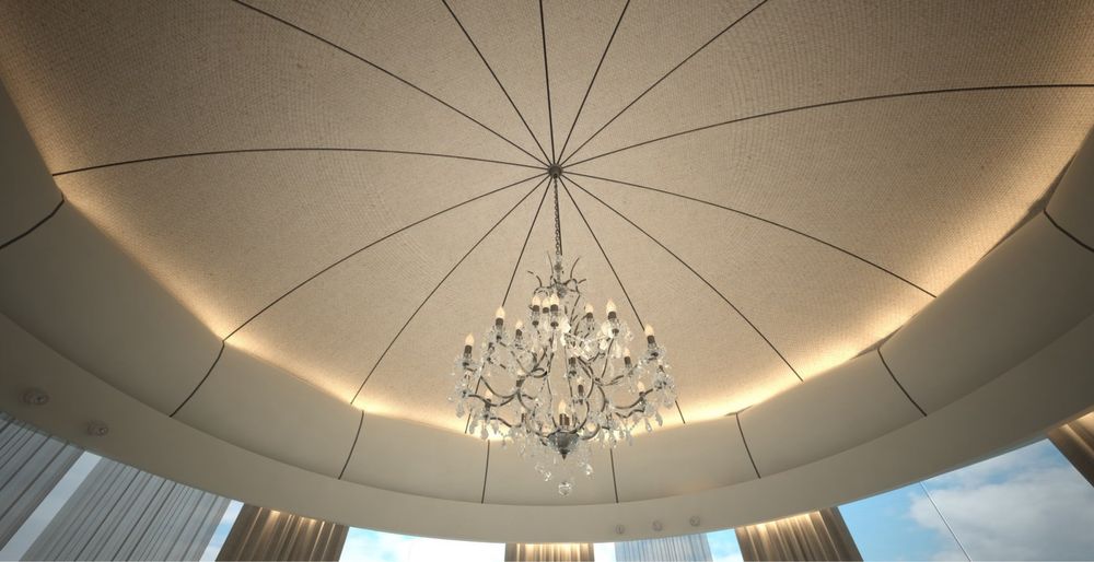 Натяжные потолки и светопропускные потолки