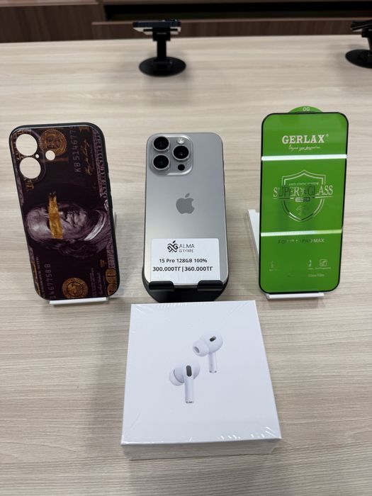 Айфон 15 Про 128ГБ 100%/iPhone 15 Pro 128GB 100%