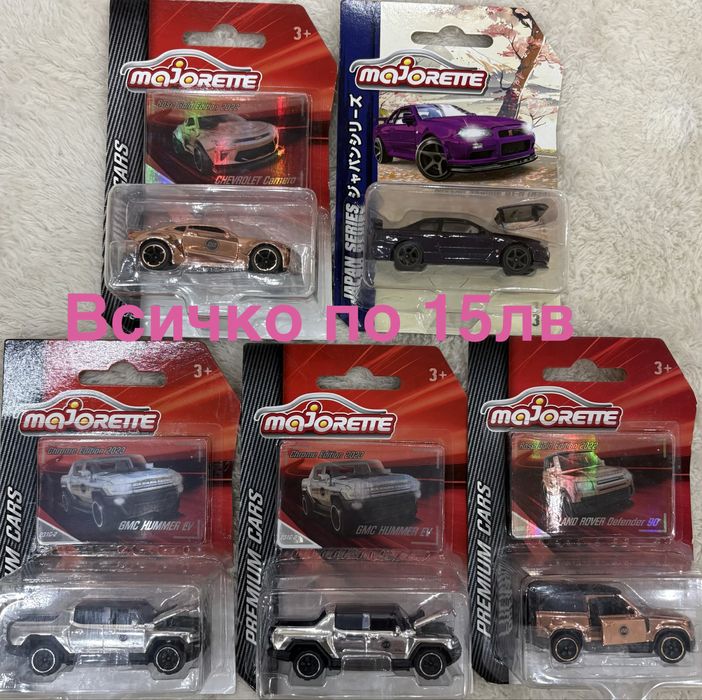 Hot wheels и Majorette колички