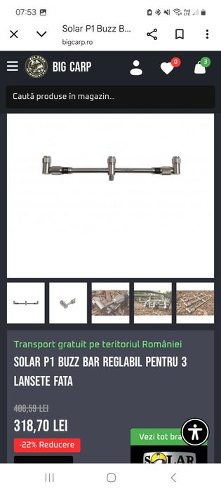 Rod pod solar worldwide/grand tourer p1 cu 3 posturi