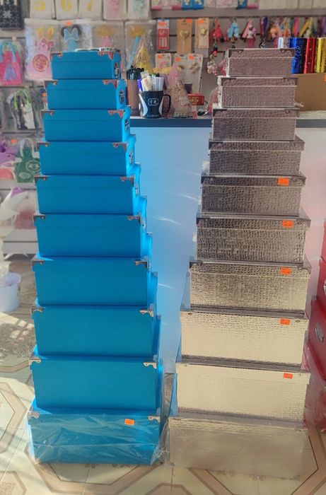 Коробки сундук комплект 10 шт. Матрешка