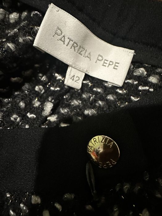 Намаление! Оригинална буклена пола Patrizia Pepe с лурекс